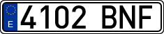 License plates of Spain, Ordinary (2000)