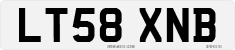License plate of the United Kingdom, 2001 year system