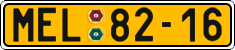 License plate of the Czech Republic, Commercial vehicles (1960)