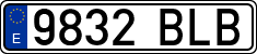 License plates of Spain, Ordinary (2000)