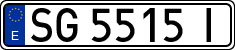 License plates of Spain, 1971 year series