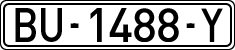 License plates of Spain, 1971 year series