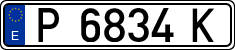 License plates of Spain, 1971 year series