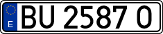 License plates of Spain, 1971 year series