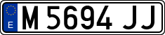 License plates of Spain, 1971 year series