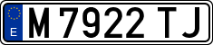 License plates of Spain, 1971 year series