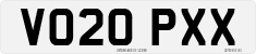License plate of the United Kingdom, 2001 year system