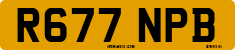 License plate of the United Kingdom, 1983 year system