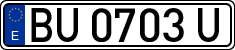 License plates of Spain, 1971 year series