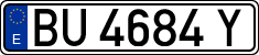 License plates of Spain, 1971 year series