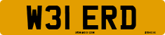 License plate of the United Kingdom, 1983 year system