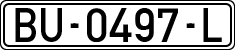 License plates of Spain, 1971 year series