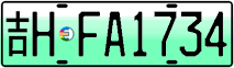 License plate of China, Electric vehicles