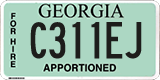 Georgia, Apportioned