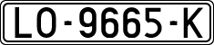License plates of Spain, 1971 year series