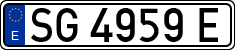 License plates of Spain, 1971 year series