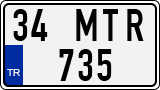 License plate of Turkey, Regular plates