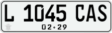License plate of Indonesia, Regular plates