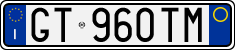 License plate of Italy, Cars (1994 year series)