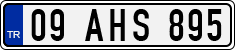 License plate of Turkey, Regular plates