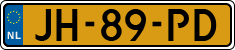 License plate of the Netherlands, Cars