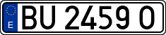 License plates of Spain, 1971 year series