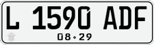 License plate of Indonesia, Regular plates