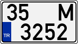 License plate of Turkey, Regular plates