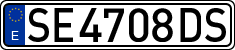 License plates of Spain, 1971 year series