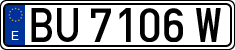 License plates of Spain, 1971 year series