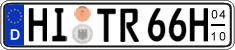 German license plate, Seasonal plates (Oldtimers)