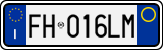 License plate of Italy, Cars (1994 year series)