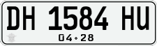 License plate of Indonesia, Regular plates