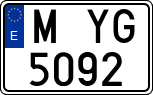 License plates of Spain, 1971 year series