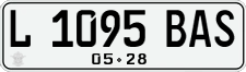License plate of Indonesia, Regular plates