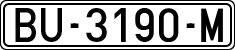 License plates of Spain, 1971 year series