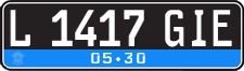 License plate of Indonesia, Regular plates