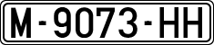 License plates of Spain, 1971 year series