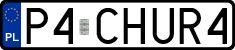 License plates of Poland, Vanity Plates