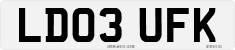 License plate of the United Kingdom, 2001 year system
