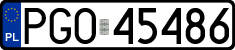 License plates of Poland, Regular car plates