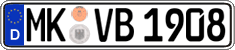 German license plate, Regular plates