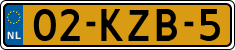 License plate of the Netherlands, Cars