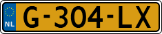 License plate of the Netherlands, Cars