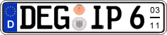 German license plate, Seasonal plates