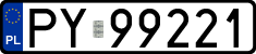 License plates of Poland, Regular car plates