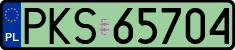License plates of Poland, Electric vehicles