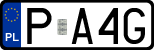 License plates of Poland, Regular car plates
