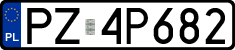 License plates of Poland, Regular car plates