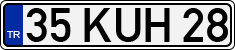 License plate of Turkey, Regular plates